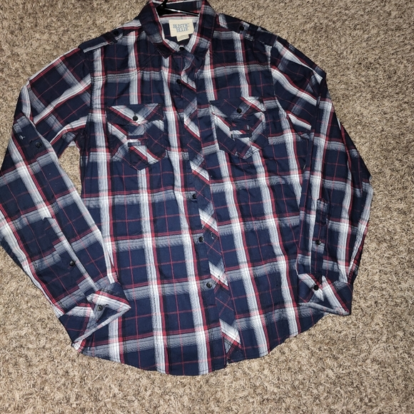Rustic Blue button down - Picture 5 of 5